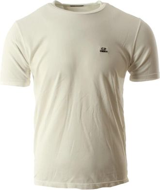 C.P. Company Tacting Piquet T-shirt - Heren - T-shirts - Wit - S - Katoen - Tops