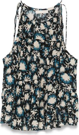Ulla Johnson Ayla top - women - Viscose/Cotton - M - Blue
