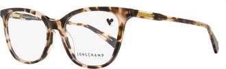Longchamp Womens Rectangular Eyeglasses LO2694 690 Rose Havana 54mm