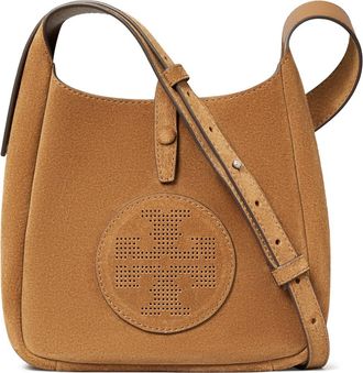Tory Burch Miller Swing Suede Crossbody Bag in Toffee at Nordstrom
