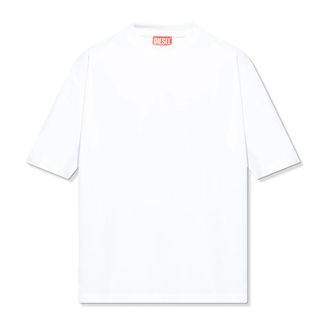 Diesel T-Shirts, male, White, Size: 2XL T-shirt