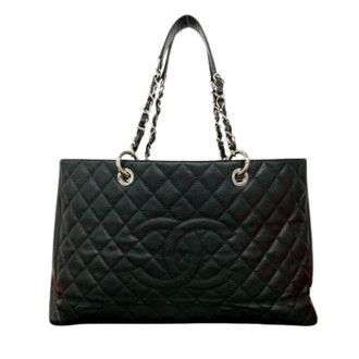 Chanel Bolso Tote Pre-owned Matelasse de Piel Caviar - Pre-owned - Mujer - Negro - ONE SIZE
