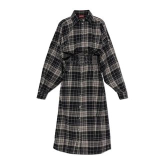 Diesel Dames, Jurken, Zwart, Maat: XS