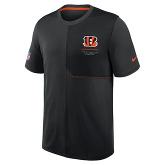 Nike Cincinnati Bengals Sideline Coach Nike Mens Dri-FIT NFL Top in Black | 03B251K9A-B8B
