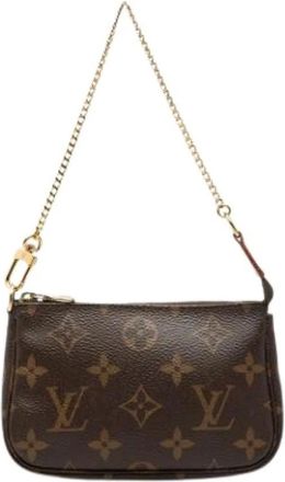 Louis Vuitton Pre-owned Mini Bags, female, Brown, Size: ONE SIZE Pre-owned Mini Pochette Accessoires