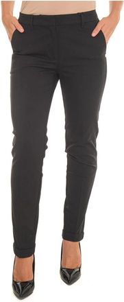 Pennyblack New York Style Broek met Amerikaanse Zak - Dames - Slim Fit Broeken - Zwart - XL - Katoen - Broeken