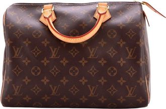 Louis Vuitton Speedy Handbag Monogram Canvas 30 (Authentic Pre-Loved)