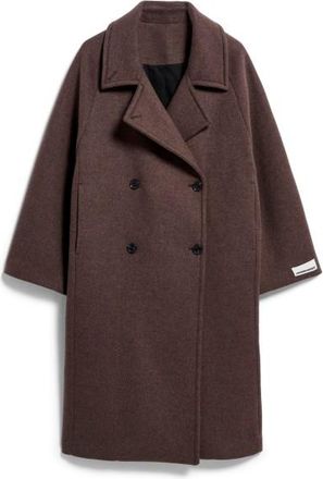 Armedangels Wool Double-Breasted Coat Mantel f&uuml;r Damen | braun