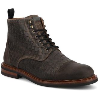 Taft Mens Rome Dress Boot in Croco/brown at Nordstrom, Size 10.5