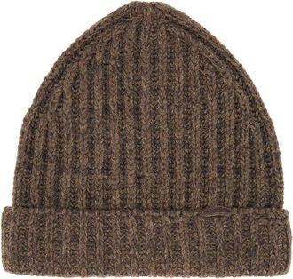 Maison Margiela Wool And Cotton Blend Beanie-Uomo
