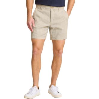 Tommy Bahama Beach Coast 7-Inch Flat Front Linen & Cotton Shorts at Nordstrom, Size 35