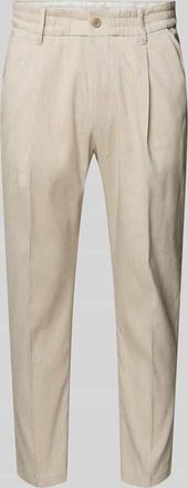 Drykorn Drykorn Hose mit B&uuml;gelfalte und elastischem Bund Modell CHASY in Beige, Gr&ouml;&szlig;e 30/32