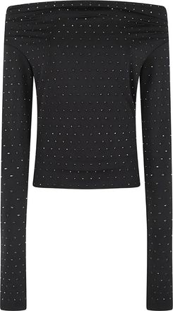 Andamane Verfraaide top - Zwart