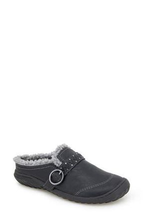Jambu Riley Faux Shearling Lined Slipper in Black at Nordstrom Rack, Size 8.5