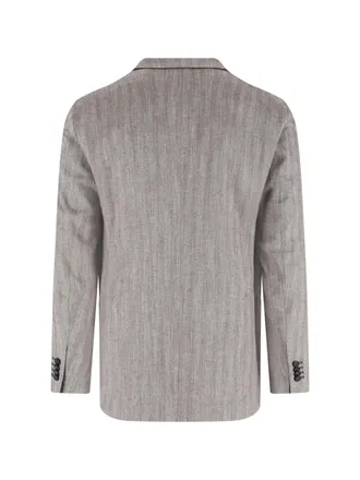 Tagliatore Wool-Blend Tailored Blazer - Gray