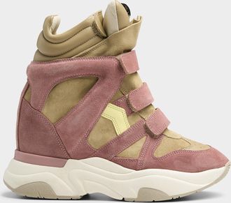 Isabel Marant Womens Balskee suede platform sneakers Women