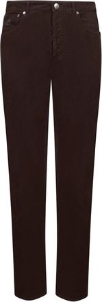 Brunello Cucinelli Pantaloni a coste - Marrone