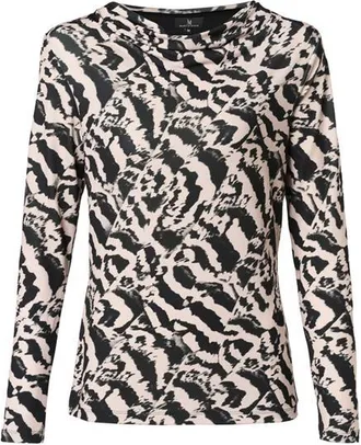 Mart Visser Caitlin Print Top Creme / Zwart