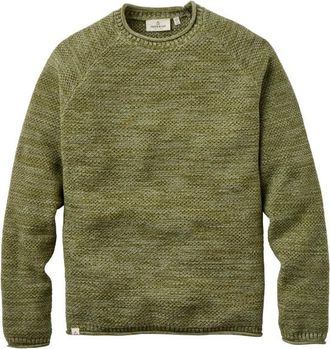 Passenger Shore Organic Cotton Knit Jumper Pullover f&uuml;r Herren | oliv