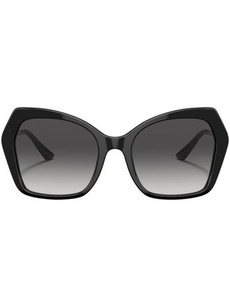 Dolce & Gabbana Eyewear Occhiali da sole oversize - Nero