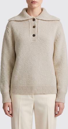 Malo Polo in misto cashmere con collo alla marinara e spalle cadute