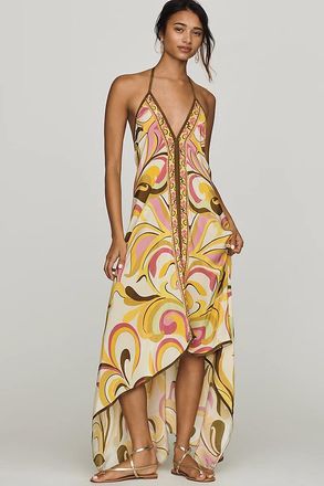Rococo Sand High-Low Maxi Dress