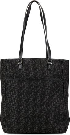Dior Borsa tote Diorissimo in tela con motivo Trotter 2004 - Nero