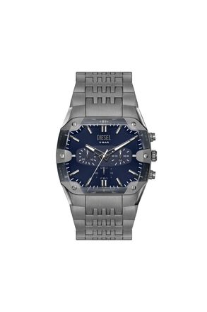 Diesel Spiked Cushion gunmetal stainless steel watch - Timeframes - Man - Grey