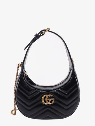 Gucci Borsa a spalla GG Marmont in pelle matelass&egrave; con logo GG in metallo - GUCCI - gender_Woman