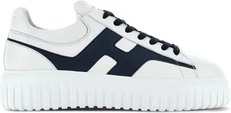 Hogan Sneakers Bianco, Blu-Uomo