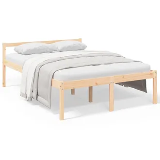 vidaXL Cama Para Personas Mayores Madera Maciza Pino 120x190 Cm Vidaxl