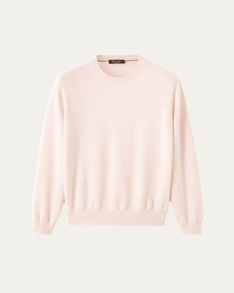 Loro Piana Mens Baby Cashmere Crewneck Sweater