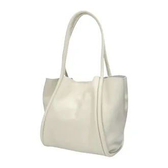 Fred De La Bretoniere Tassen, Dames, Grijs, ONE Size, Leer, Nalani Schoudertas