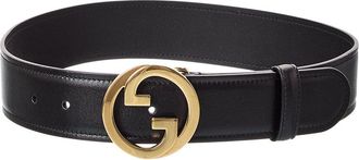 Gucci Gg Blondie Leather Belt