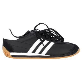 adidas Originals Adidas Country OG Low-Top Sneakers in Zwart Kalfsleer
