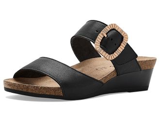 Naot Magic Luxe Womens Wedge Shoes Black Leather : EU 41 (US Womens 10) M