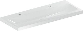 Keramag Keramag - Lavabo Geberit Icon Light, 120 Cm X 48 Cm, Con 2 Orificios Para
