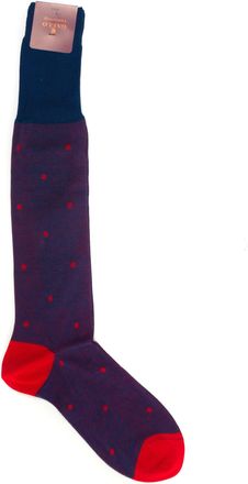 Gallo Calzino a fantasia Bordeau Gallo Uomo