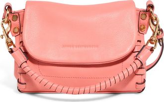 Aimée Mini Zen Leather Crossbody Bag in Cosmic Coral at Nordstrom