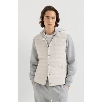 Brunello Cucinelli Taffeta down jacket in Panama at Nordstrom, Size Xxx-Large Eu