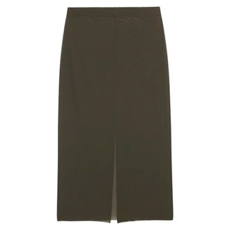 Frankie Shop Suva Sheer Skirt - female - The Frankie Shop - Midi Skirts - Green - M - Skirts