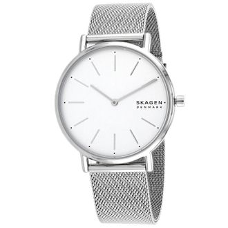 Skagen Womens White dial Watch
