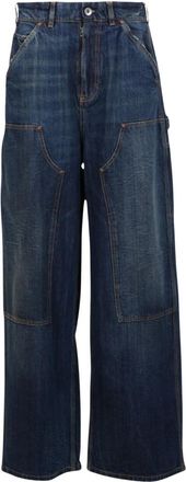 Maison Margiela Carpenter Jeans - Dames - Loose Fit Jeans - Blauw - XS - Katoen - Jeans