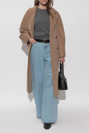 Max Mara Wool Coat Madame, Womens, Beige
