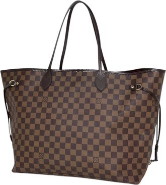 Louis Vuitton Brown Damier Canvas Shoulder Bag Tote Bag (Pre-Owned)