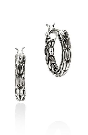 John Hardy JH Essential Hoop Earrings in Silver at Nordstrom
