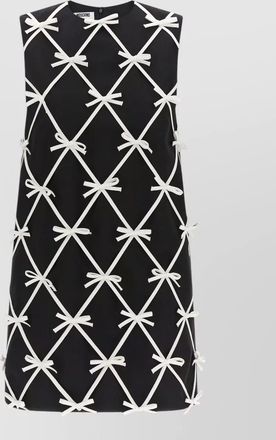 Moschino virgin wool sleeveless mini dress