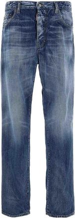 Dsquared2 Mens Navy Blue Cool Guy Jeans Cotton - Size 38 (Waist)