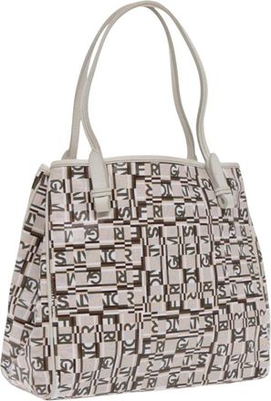 Ferragamo Gancini Tote Leather Leather Tote Bag Bag (Pre-Owned)