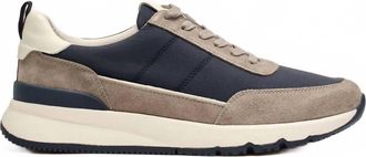 Johnnie-O Mens Prima Vintage Sneaker Shoe In Navy/gray